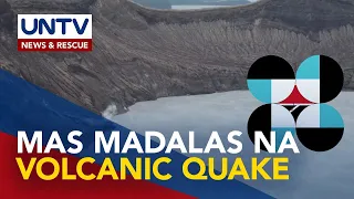 Naitalang volcanic earthquake sa Bulkang Taal, mas dumami — PHIVOLCS