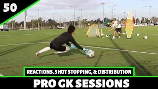 Reaction Saves, Shot Stopping & Distribution | Goalkeeper Training | Pro Gk