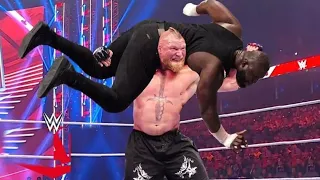 Brock Lesnar vs Omos WWE WrestleMania 39 Match 4K predictions
