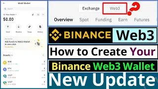 Binance Web3 Wallet || How to Create your web3 Wallet on Binance || New Update