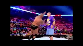 Randy Orton RKOs to John Cena