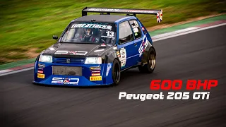 600bhp Peugeot 205 GTi at Brands Hatch // Time Attack