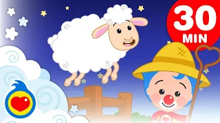 Thirty Little Sheep Go To Sleep  | ⭐Lullaby⭐ | Bedtime Song 🌙 | ♫ Plim Plim | Pre-K (+30 min)