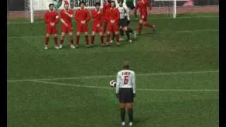 PES 6 Roberto Carlos amazing free kick