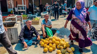 Узбекистан! Восточный БАЗАР! Подарок - стиральная МАШИНА! Уличная еда : САМСА , шурпа, ШАШЛЫК!