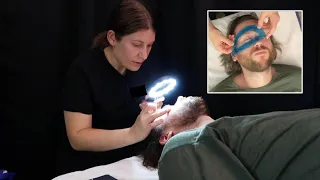 [ASMR] Eyebrow Measuring, Trimming & Facial Extractions | Real Person ASMR