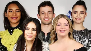 The Cast Of "PLL: The Perfectionists" Play "Who's Who"