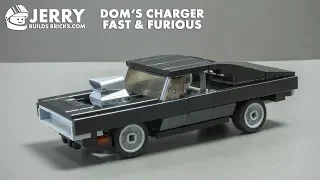LEGO Dom's Charger from Fast & Furious instructions (MOC #76)