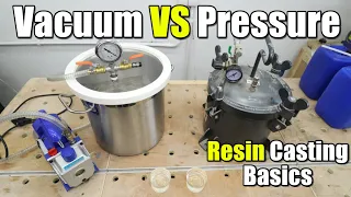 Pressure VS Vacuum | Which one is Better for Resin Casting | Resin Casting Basics