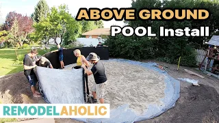 Above Ground Pool Install DIY | Remodelaholic