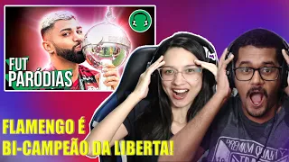 ♫ FLAMENGO É BI-CAMPEÃO DA LIBERTA! | Paródia Rolling in the Deep - Adele - REACT EM CASAL