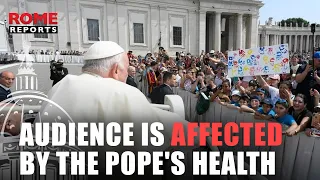 GENERAL AUDIENCE | Pope Francis still unable to read speech but does not miss General Audience