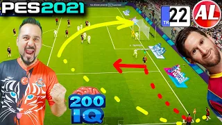 200 IQ KORNER TAKTİĞİ VE KÜÇÜK ENİŞTE MESSİ | PES 2021 ANALİG #22