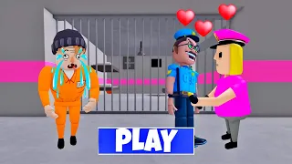 LOVE STORY | POLICE GIRL PRISON RUN! OBBY Full Gameplay #roblox