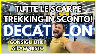 Tutte le scarpe trekking Decathlon in sconto! Consigli utili all’acquisto