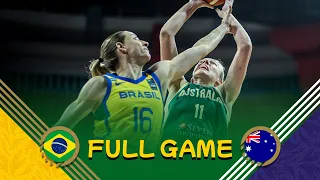 Brazil v Australia | Full Basketball Game | FIBA Women's Olympic Qualifying Tournament Brazil 2024