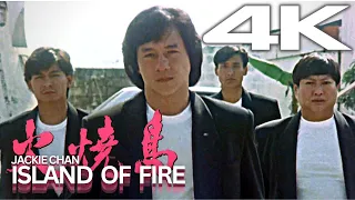 Jackie Chan, Sammo Hung, Andy Lau "Island Of Fire" (1990) in 4K // Finale Shootout