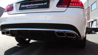 MERCEDES W207 E350 CABRIO  DUPLEX XPIPE  AMG SOUND EXHAUST UITLAAT   SPORTUITLAAT by WWW  MAXIPERFOR