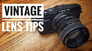 Important Things To Know When Using Vintage Lenses on Mirrorless Cameras