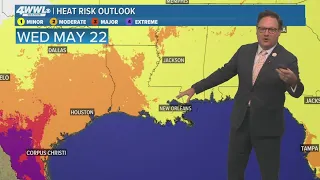 New Orleans Weather: Hot and dry into the Memorial Day weekend