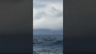 Dangerous Waterspout at Sea