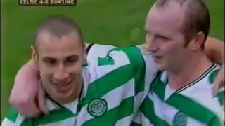 Celtic 5 Dunfermline 0 9th February 2002