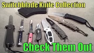 Switchblade Knife Collection - Checking out different types of Switch Blade and Automatic Knives