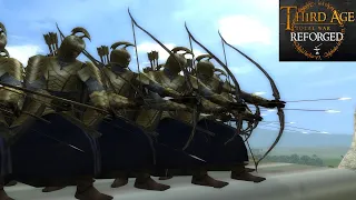 HIGH ELVES AND MEN LAST STAND AGAINST 20000 ORCS (Siege Battle) - Third Age: Total War (Reforged)