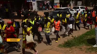 NEBBI DIOCESE PILGRIMS SIGHTS KAMPALA: THE OVER 500 PILGRIMS SPEND NIGHT IN BOMBO