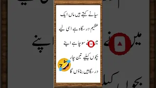 Funny Jokes In Urdu | Urdu Lateefay | مزاحیہ لطیفہ | Latife | Jokes In Urdu | Urdu Joke.