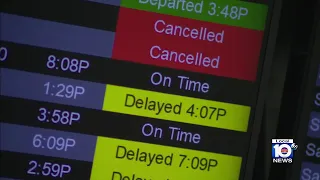 Poor weather causing major issues for travelers trying to leave South Florida