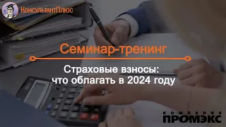 Страховые взносы: что облагать в 2024 году