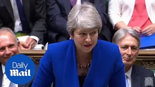 Theresa May takes a dig at John Bercow in last PMQ's speech