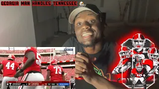 Georgia Fan Reacts To Win Vs Tennessee | Georgia Vs. Tennessee Full Highlights | Reaction Video