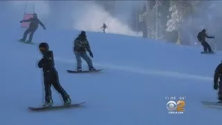 Skiers, Snowboarders Flock To Mountain High For Opening Day