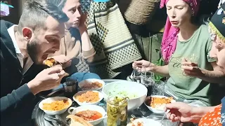 COK HASTA ÖZLEMİN ACİL HASTANEYE GÖTÜRMEM LAZIM ‼️ PASTIRMALI KURUFASULYE PİLAV SOGAN SALATA🌶️