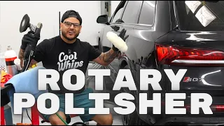 How to use a rotary polisher FOR BEGINNERS