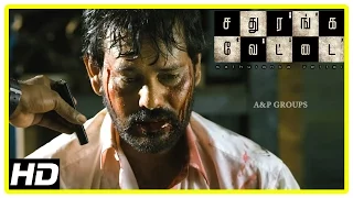 Sathuranga Vettai Scenes | Natraj is cleared of charges & released | Natraj's friends betray him