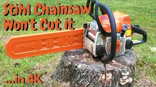 Stihl Chainsaw Bog Down and Fix