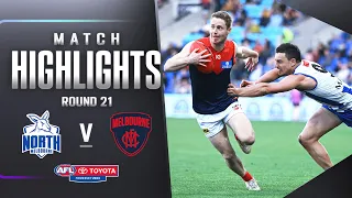 North Melbourne v Melbourne Highlights | Round 21, 2023 | AFL