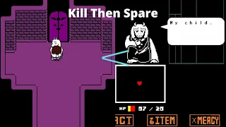 What Happens If You Spare Toriel, Then Reload To Kill Her?