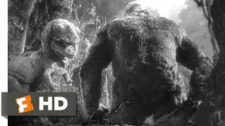 King Kong (1933) - Kong vs. T-Rex Scene (4/10) | Movieclips