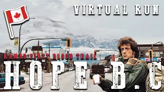 🆃RE🅰DMILL | Virtual 🆁un - HOPE, B.C - RAMBO FIRST BLOOD TRAIL -  #treadmill  #run  #virtualrun