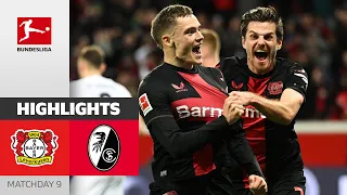 Flawless! Leverkusen Still Unbeaten! | Leverkusen - Freiburg 2-1 | Highlights | MD 9 – Bundesliga