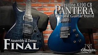 Westone X390 Pantera CB - Tribute Guitar Build  - Final Assembly & Sound Demo - It's Done!!