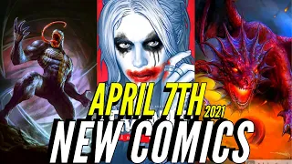 NEW COMIC BOOKS RELEASING APRIL 7th 2021 MARVEL COMICS & DC COMICS PREVIEWS COMING OUT THIS WEEK