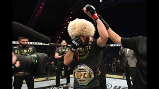 UFC Fighters reacts to Khabib Nurmagomedov defeating Justin Gaethje at UFC 254 on Twitter