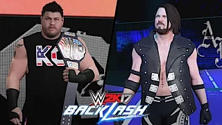 WWE Backlash 2017: Kevin Owens vs. AJ Styles (United States Championship)