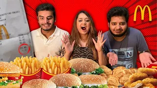 WHO CAN FINISH THE ENTIRE MCDONALDS MENU THE FASTEST?! *INSANE*