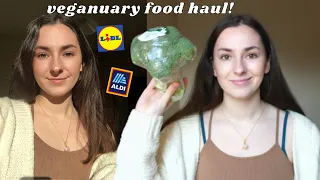 veganuary food haul @ lidl + aldi *uni student edition*